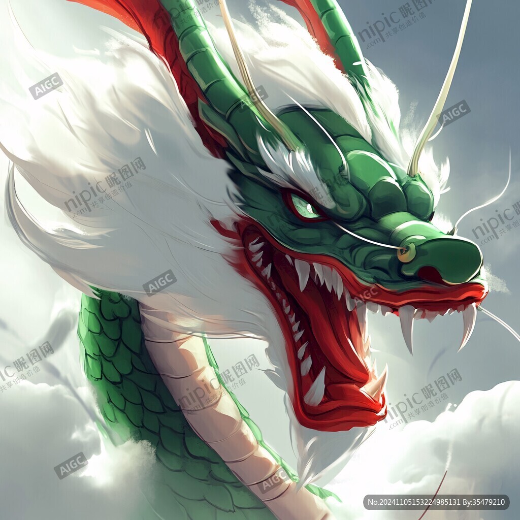 微信移動端卡通龍素材