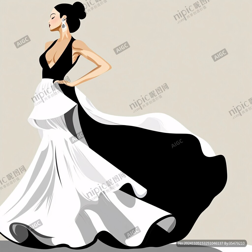 美麗女人舞會背景