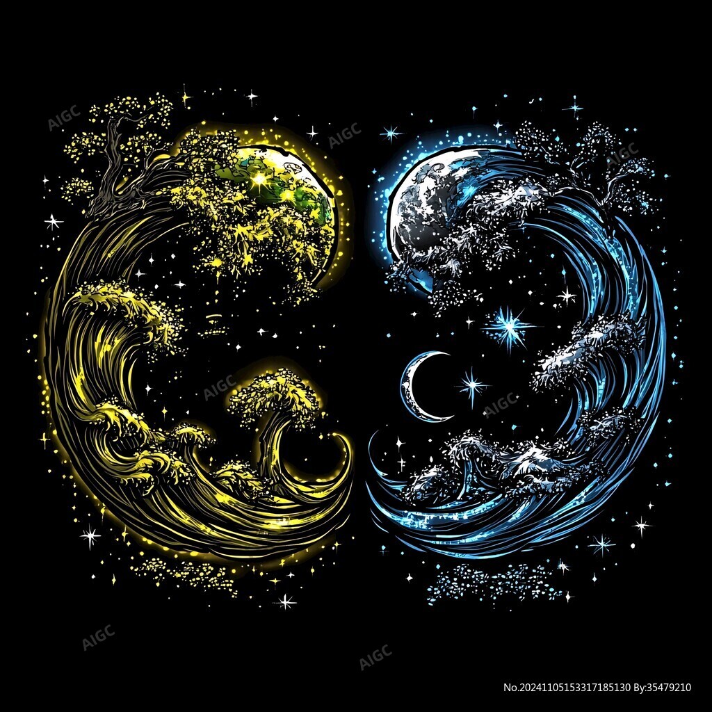 酷炫星座圖案