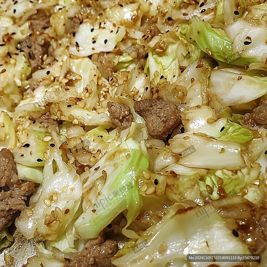 芝麻牛肉炒河粉