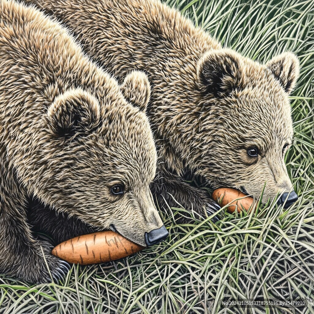 動物插畫寫實