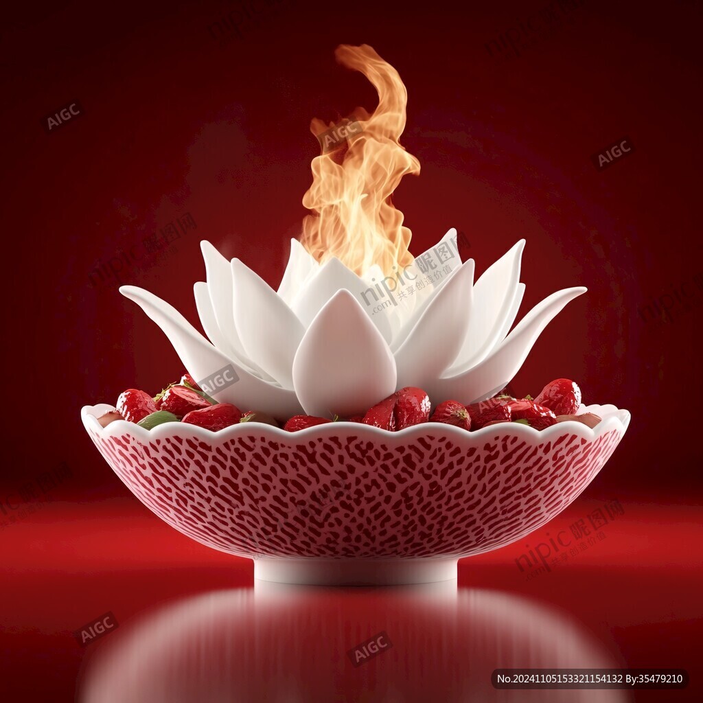 唯美火蓮花