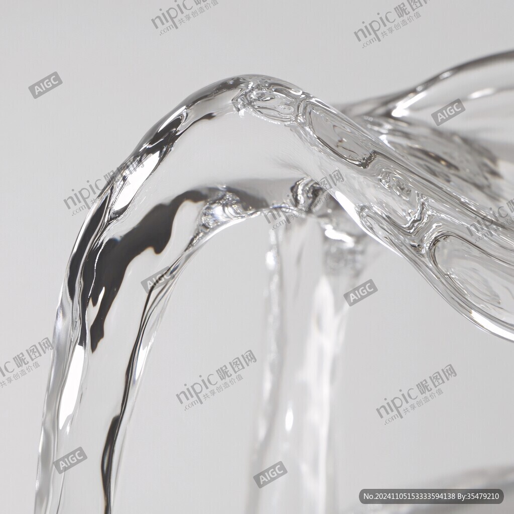 水面倒