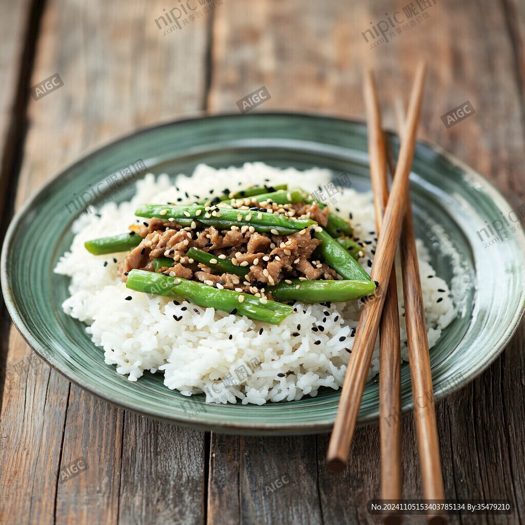 糙米飯?zhí)J筍牛排