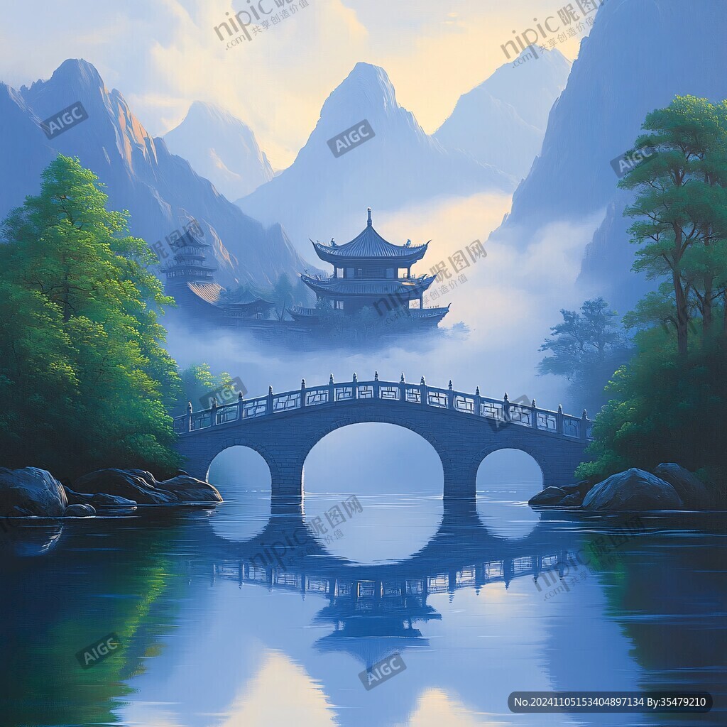 古橋插畫