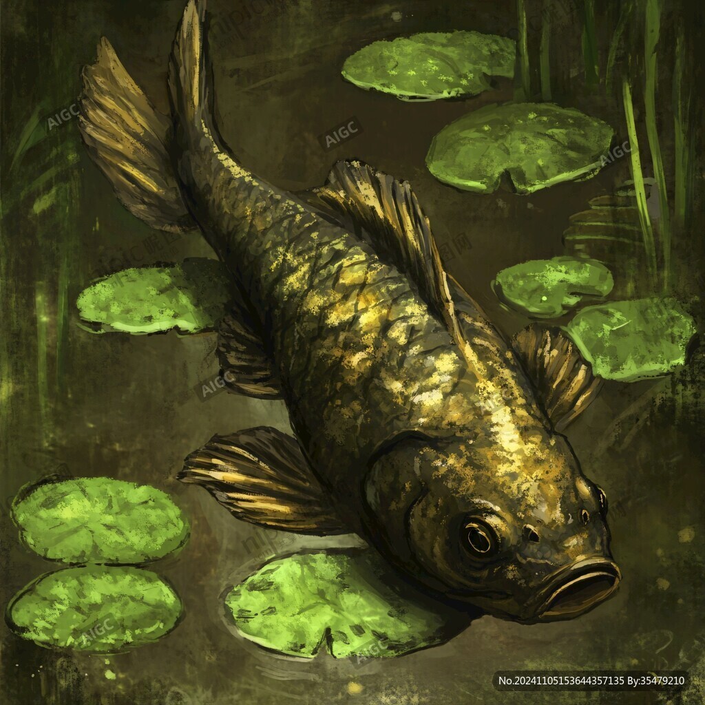 草魚插畫