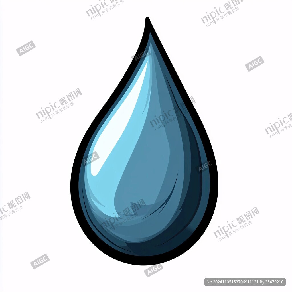 原創卡通水滴