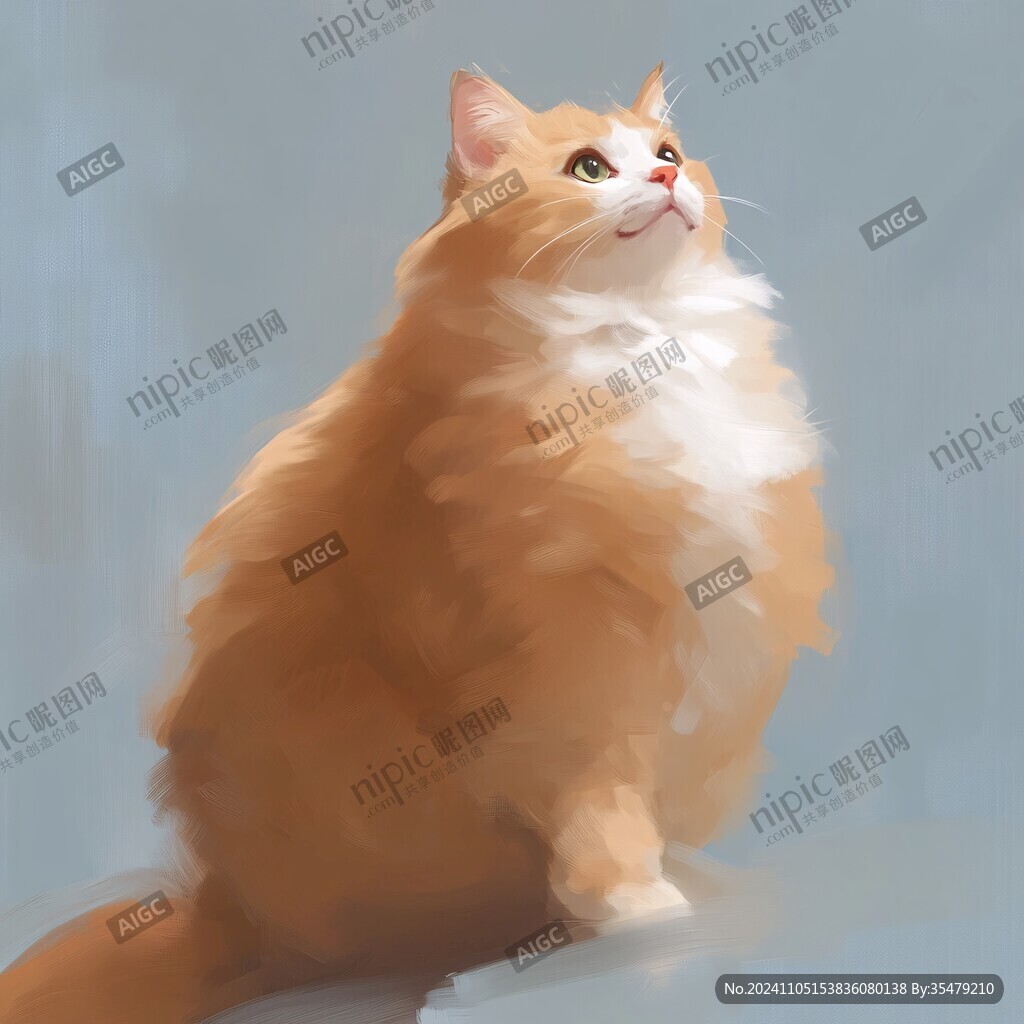 橘貓插畫
