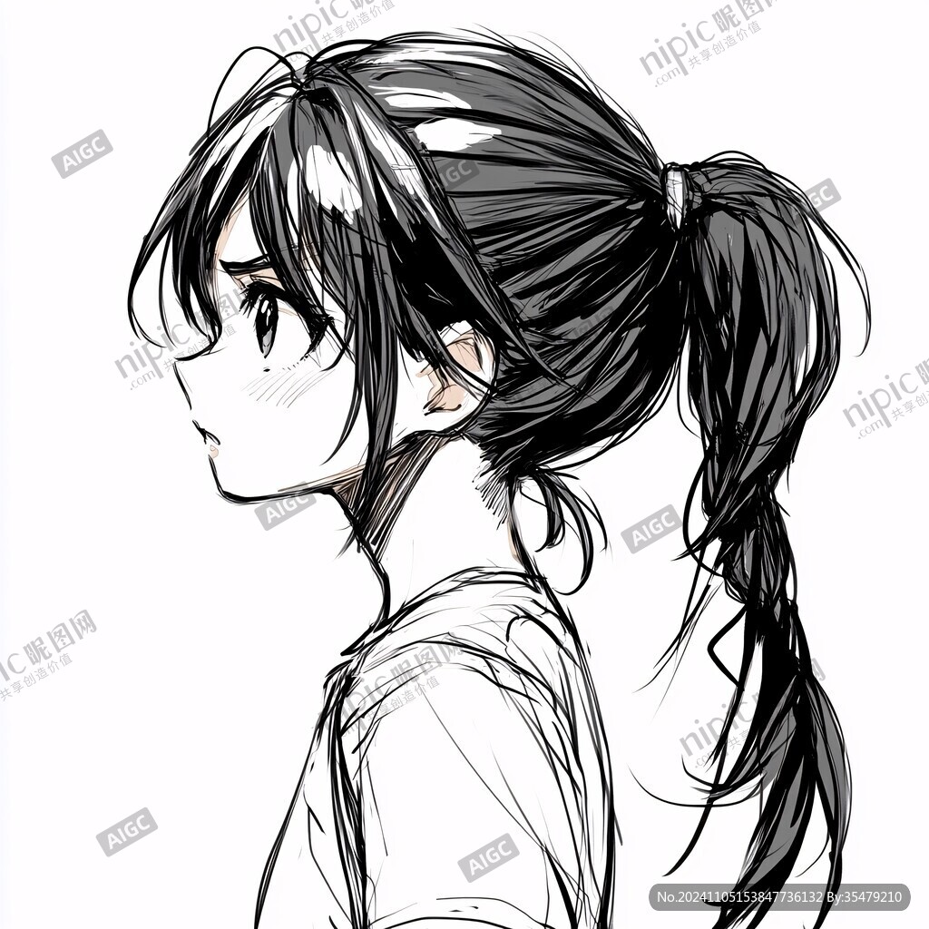 線稿頭像