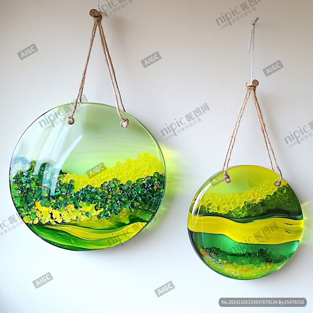 玻璃手工藝品居家裝飾