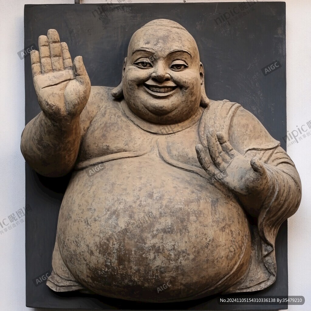 胖子雕塑