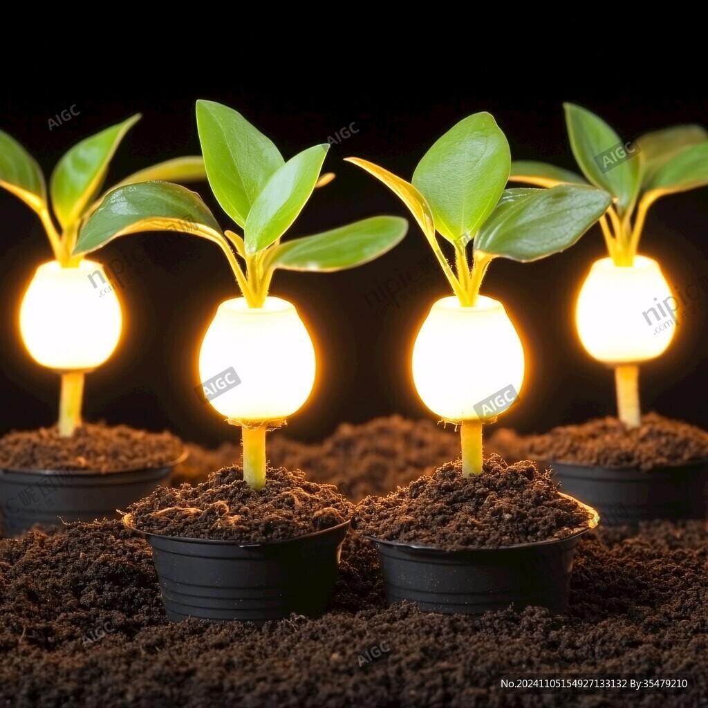 特色植物燈具