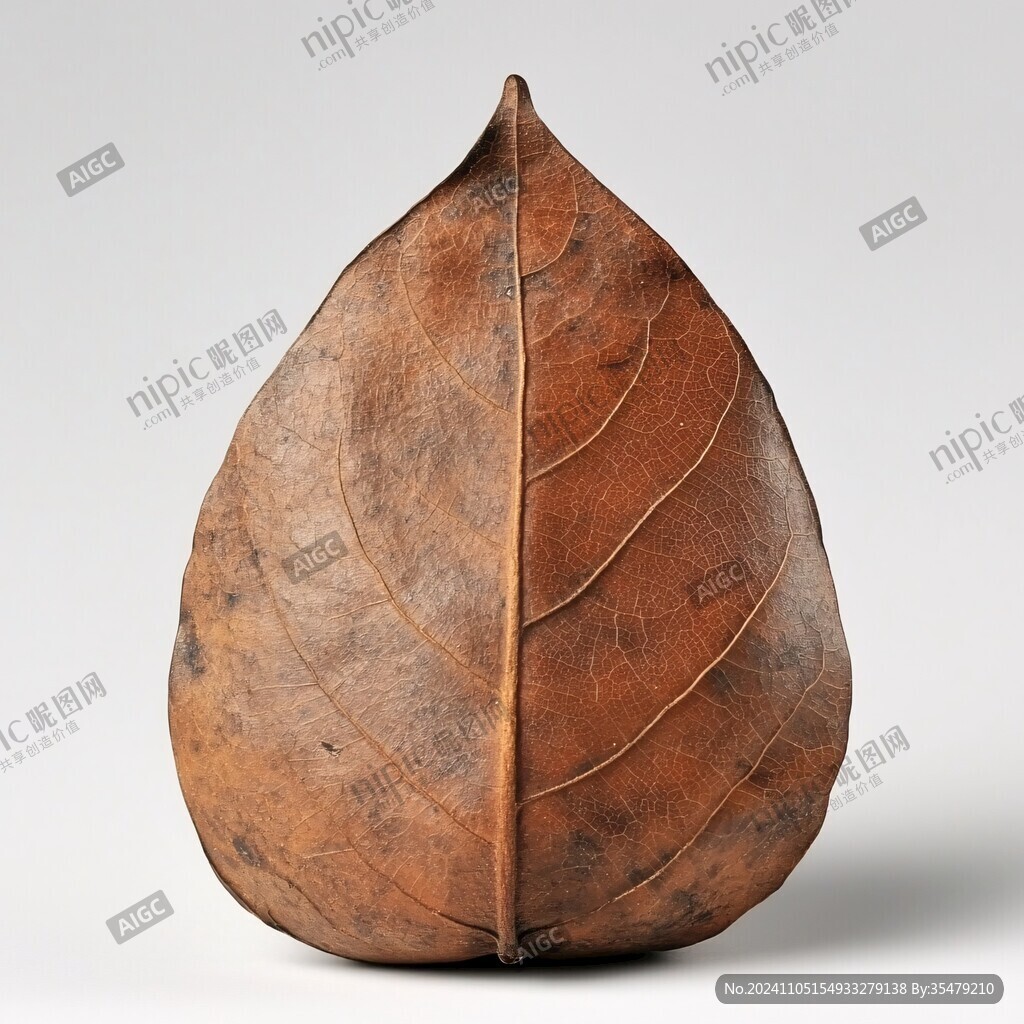 泥質樹葉模型