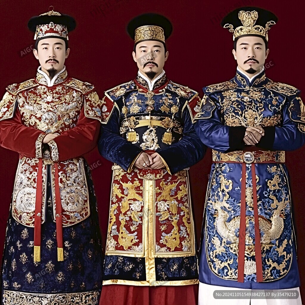 文官武將官員朝服