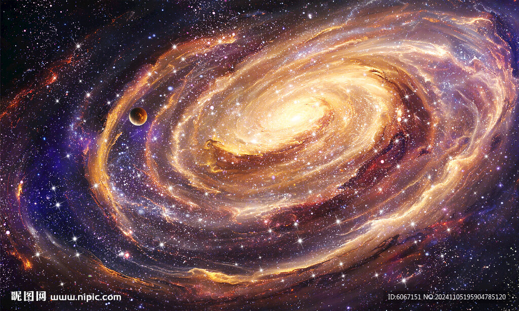 旋渦星空天花吊頂軟膜背景