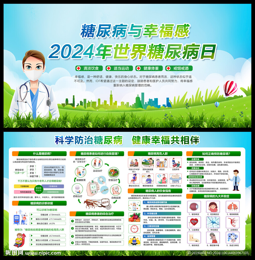 2024世界糖尿病日宣傳欄