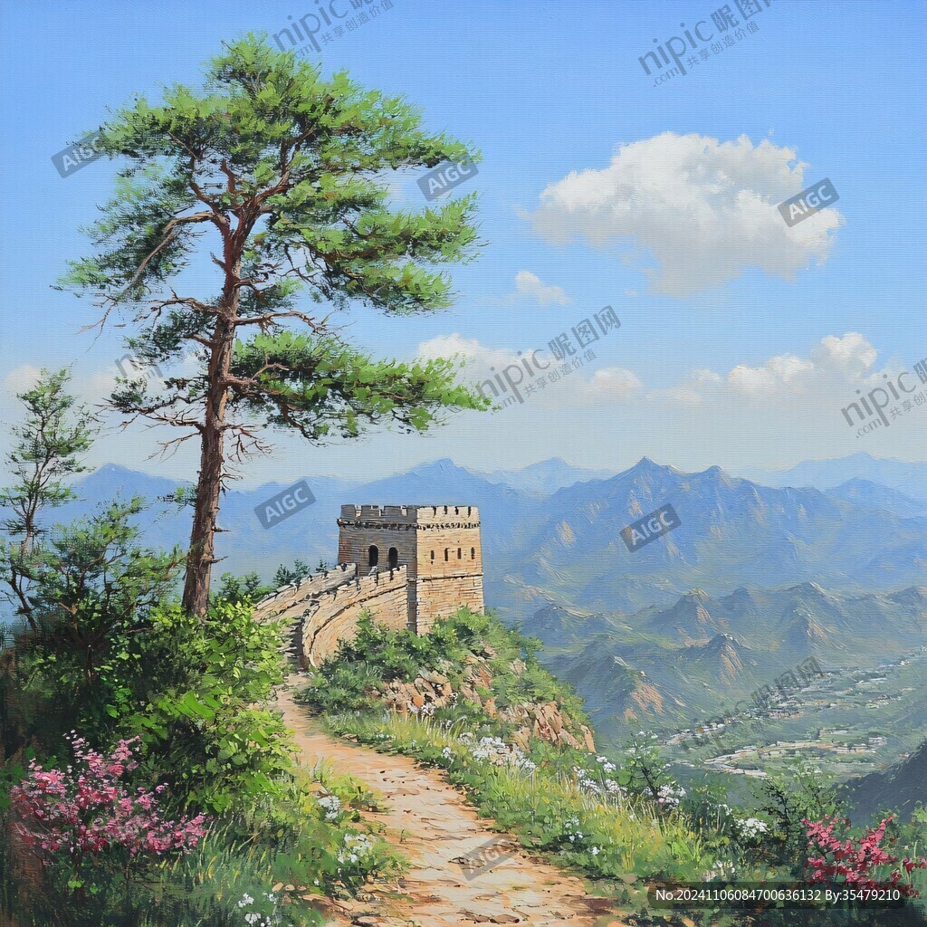 長城風景畫