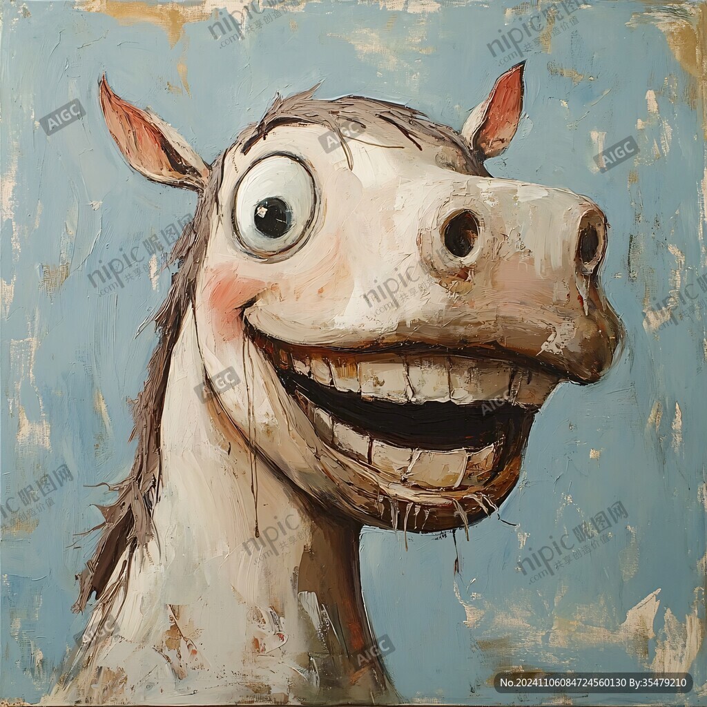 微笑的馬首