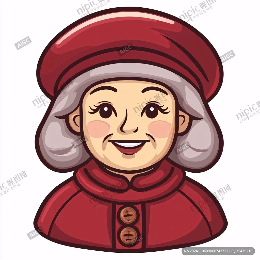 卡通logo外婆大媽