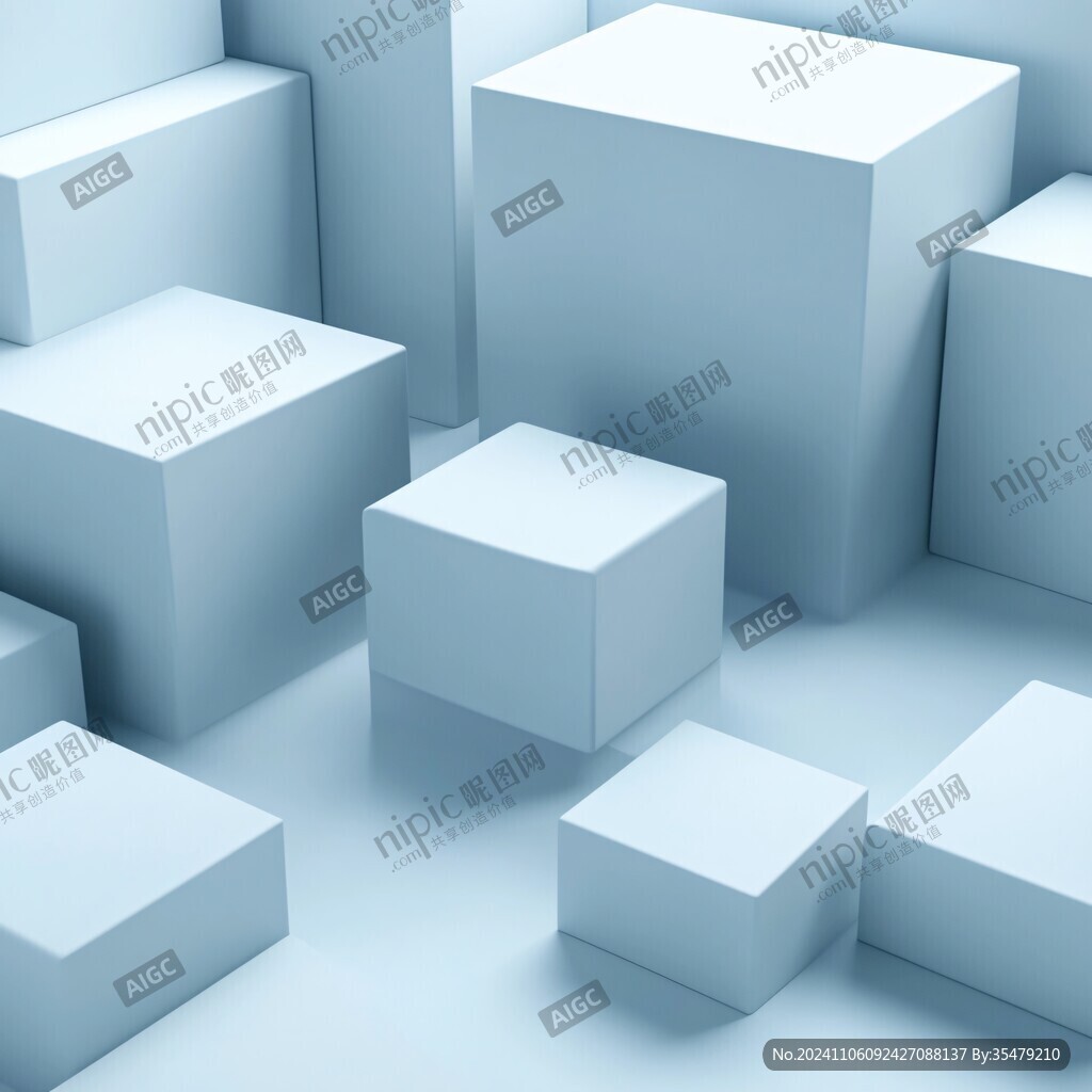 純色立方體