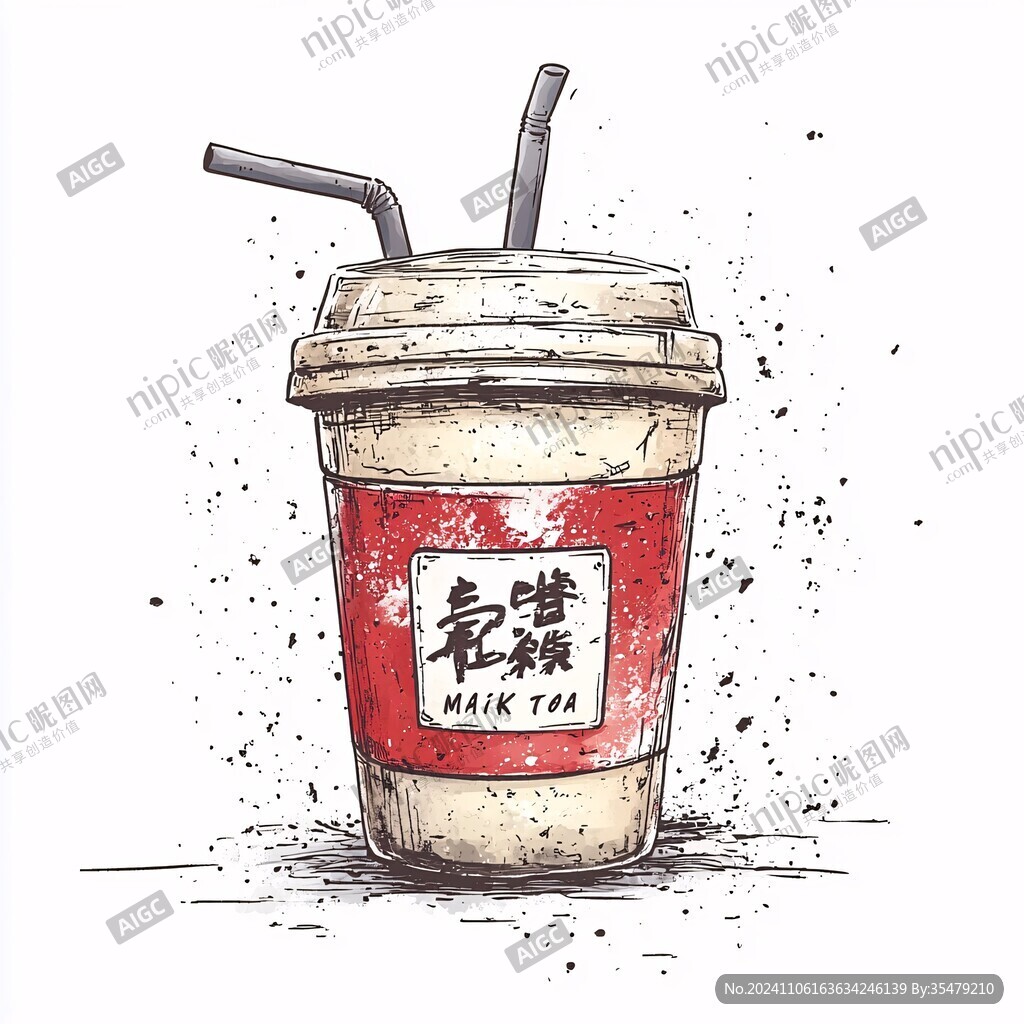 奶茶原創(chuàng)手繪