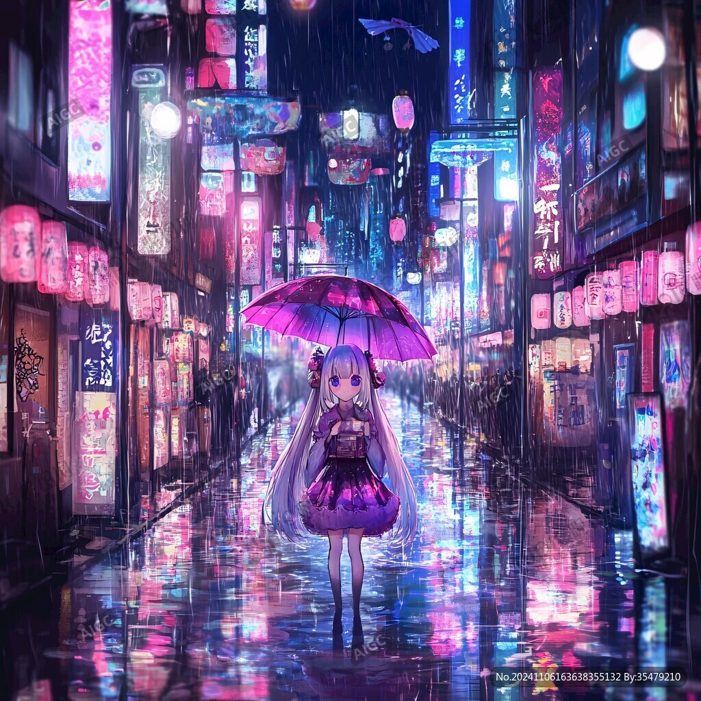 雨傘少女