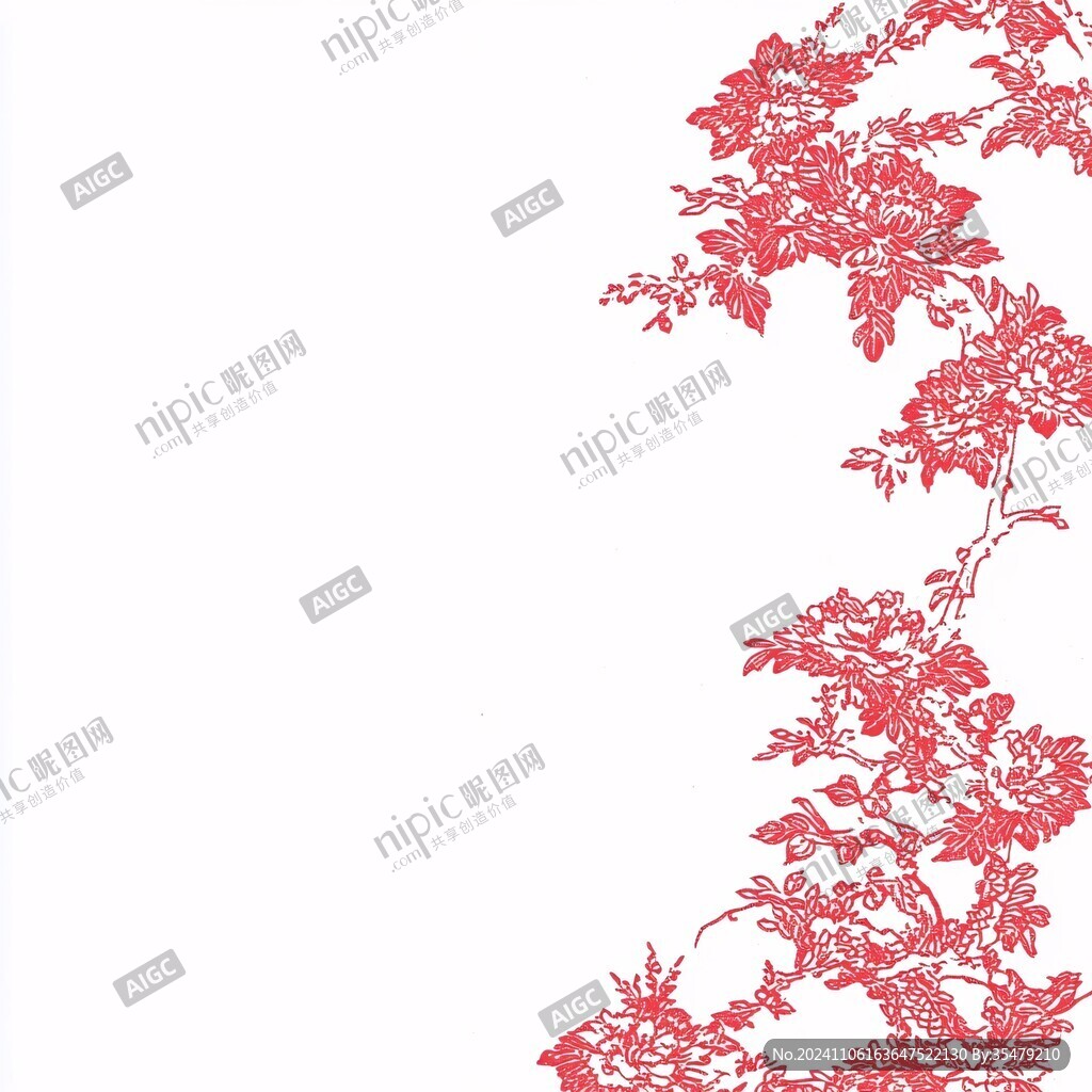 花紋移門圖