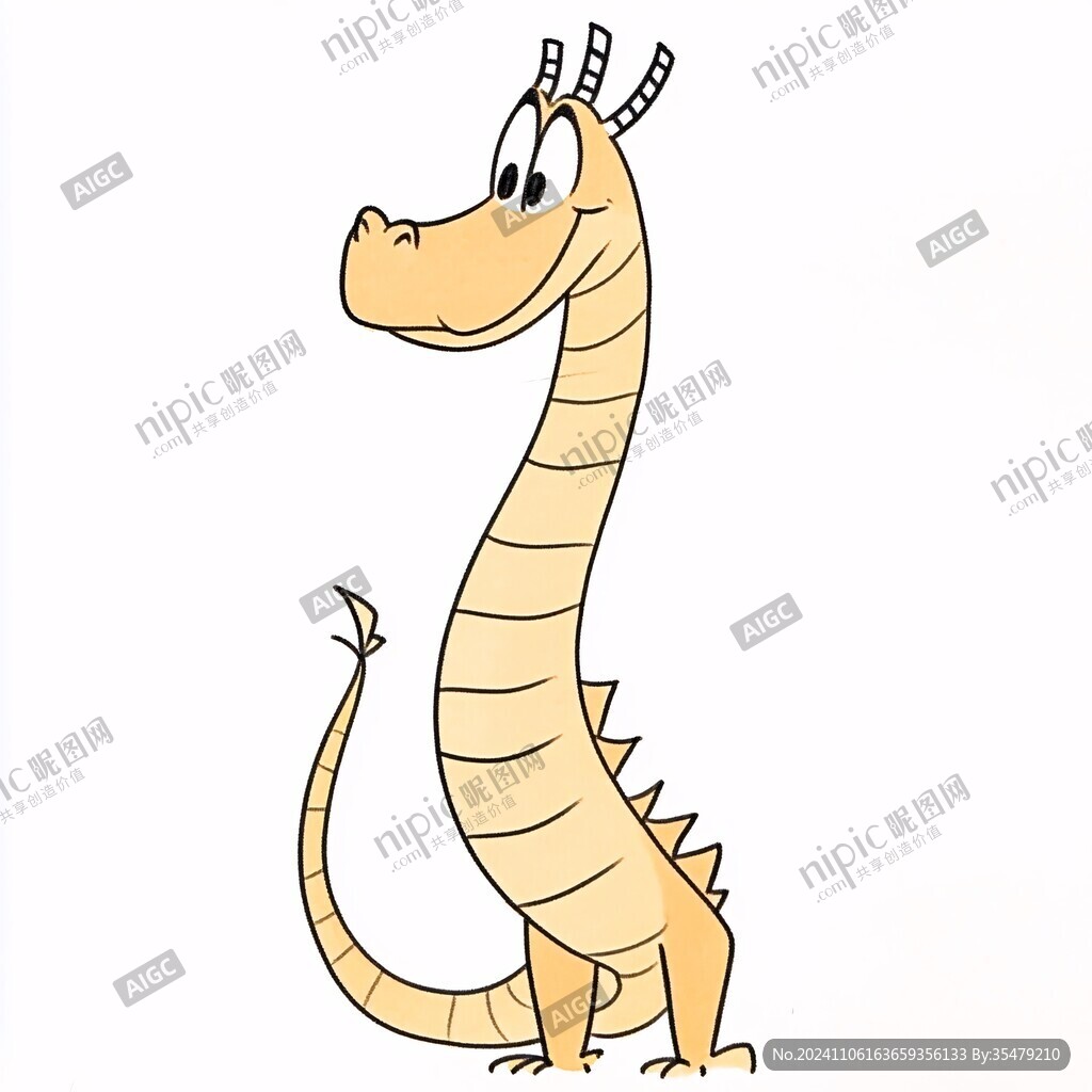 卡通恐龍簡(jiǎn)筆畫(huà)