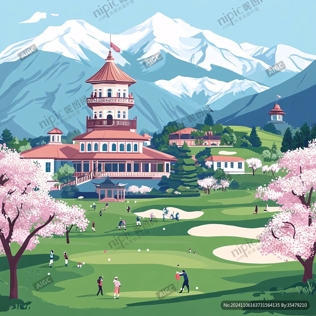 斯坦福大學旅游插畫
