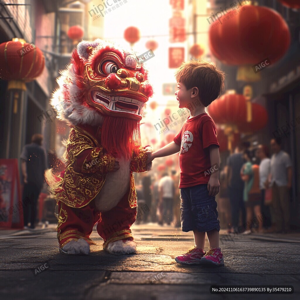 少年舞龍舞獅