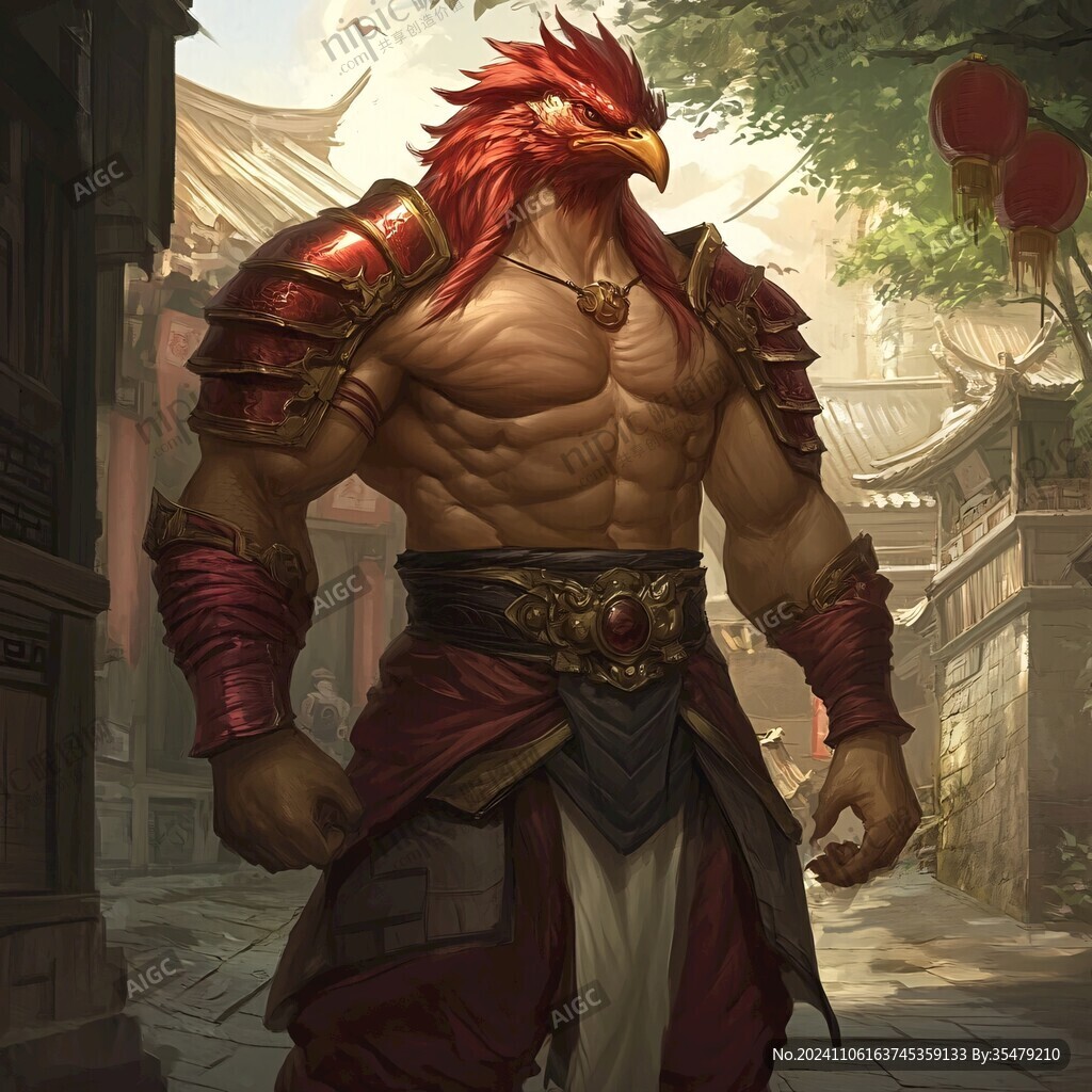 仙人騎雞神獸