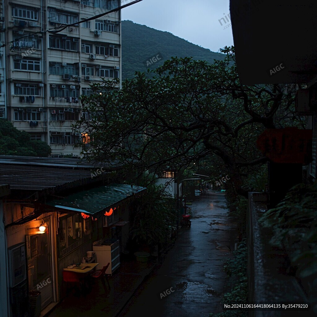 雨后的小店