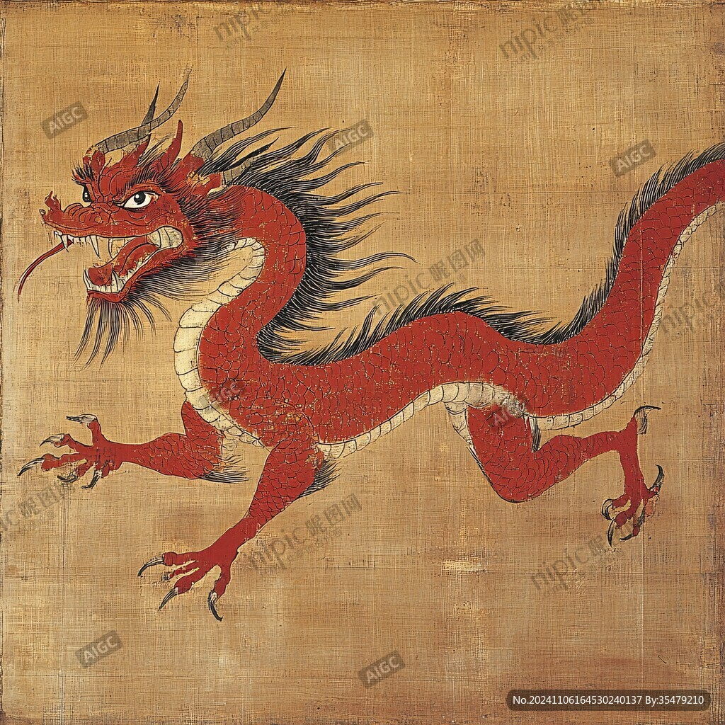 工筆龍