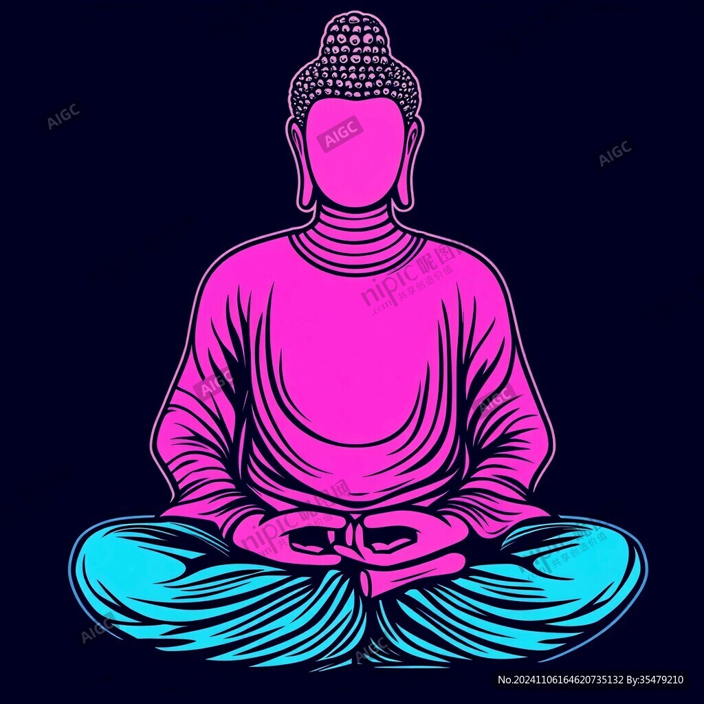 雙手盤坐的標(biāo)識(shí)