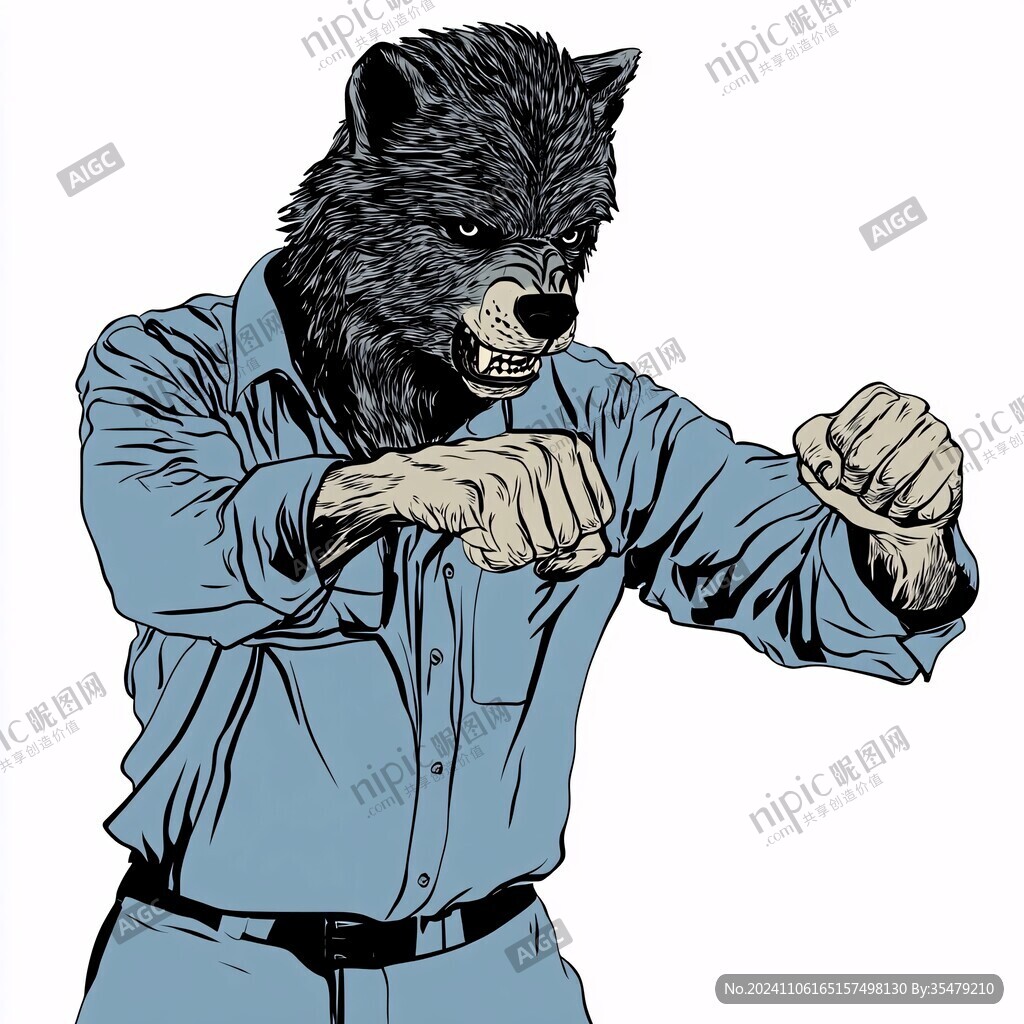 漫畫灰熊插畫