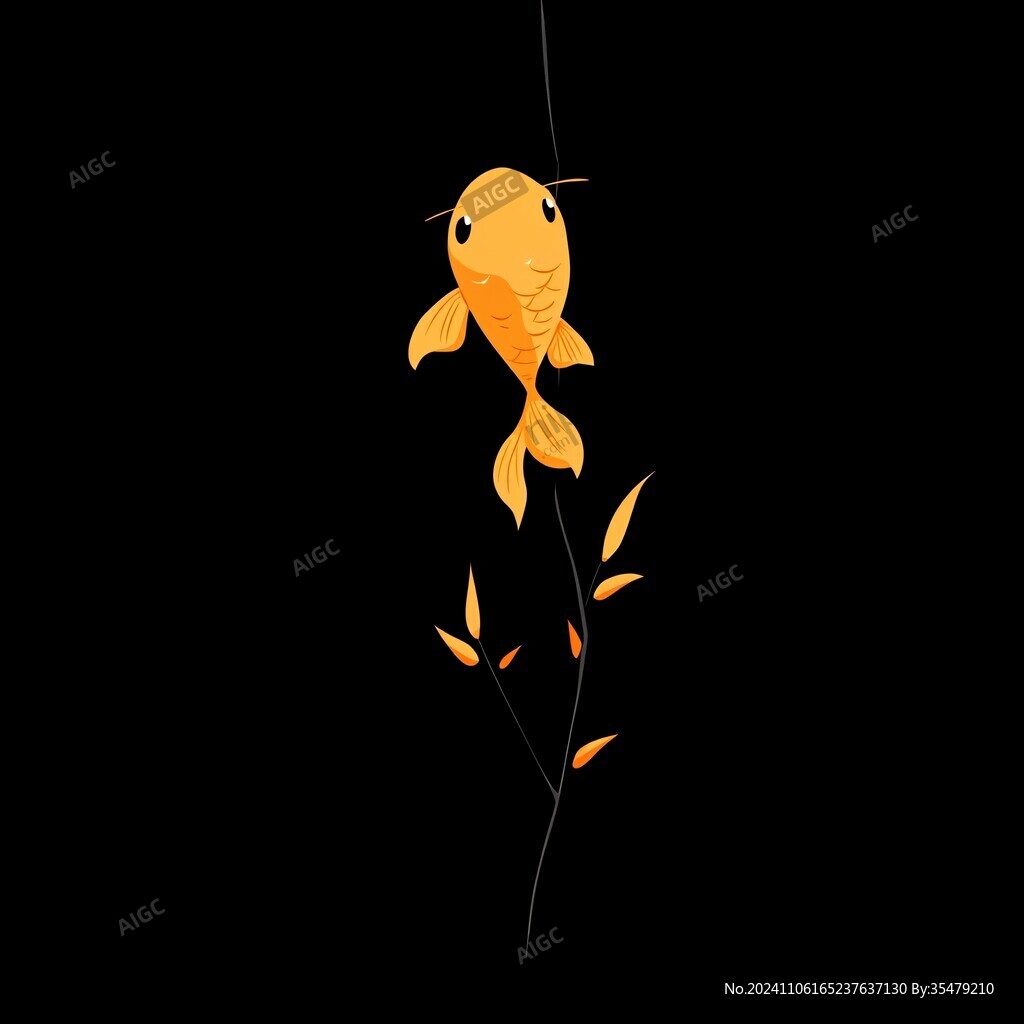 燈籠魚插畫