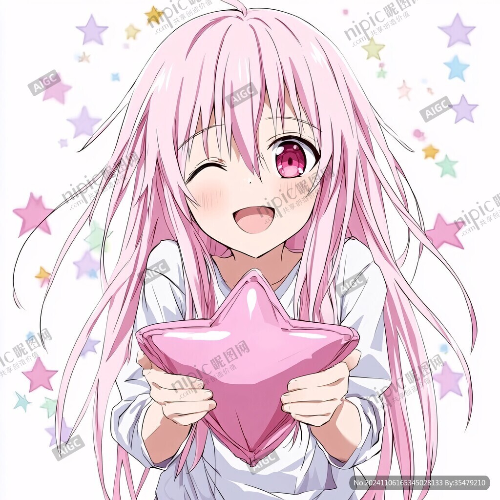 粉色頭發(fā)少女