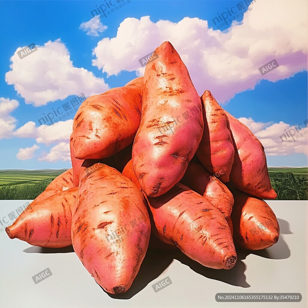 創(chuàng)意紅薯圖