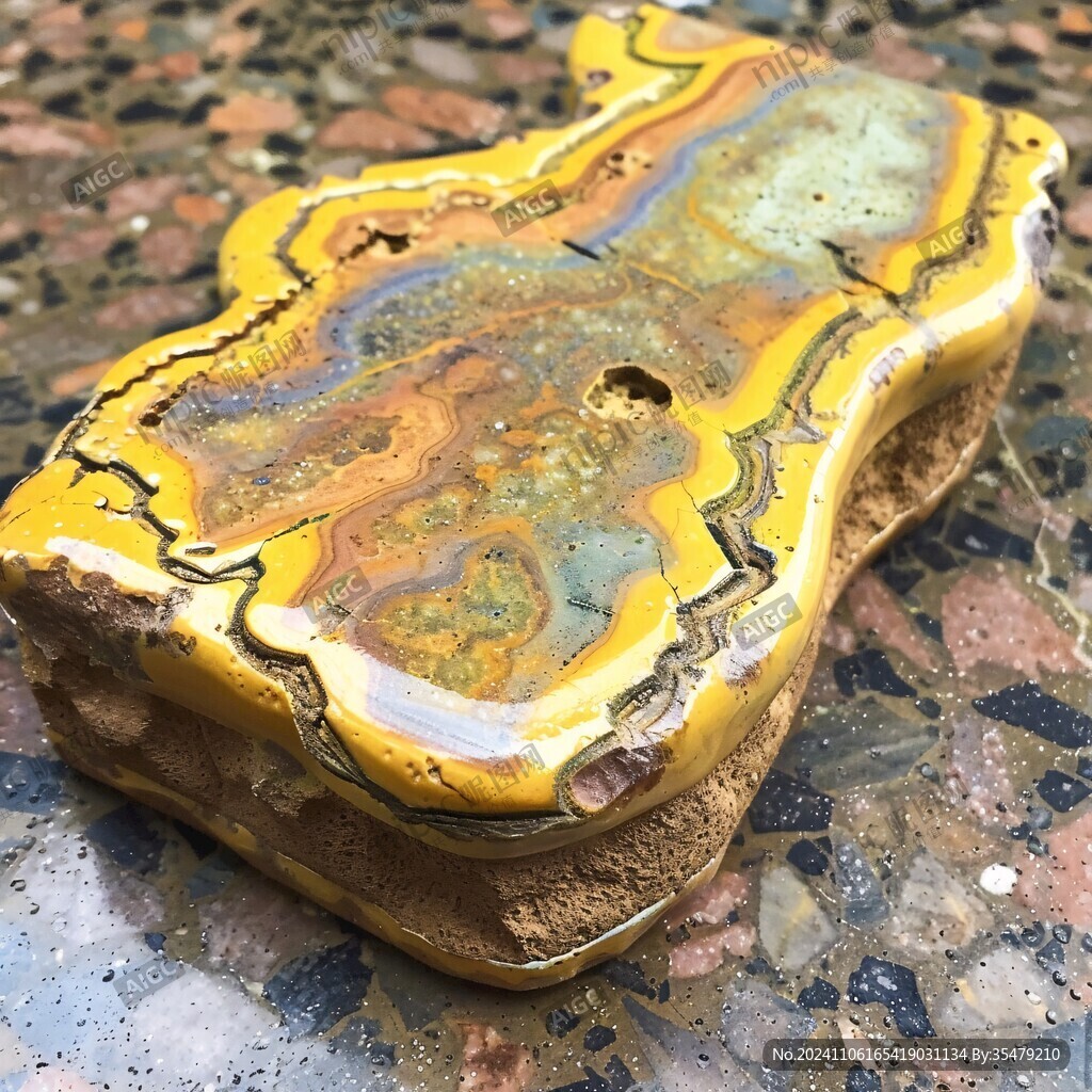 三彩硯臺