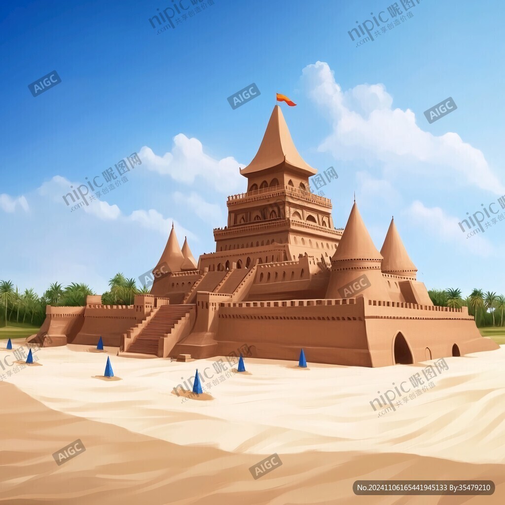 寧夏地標插畫