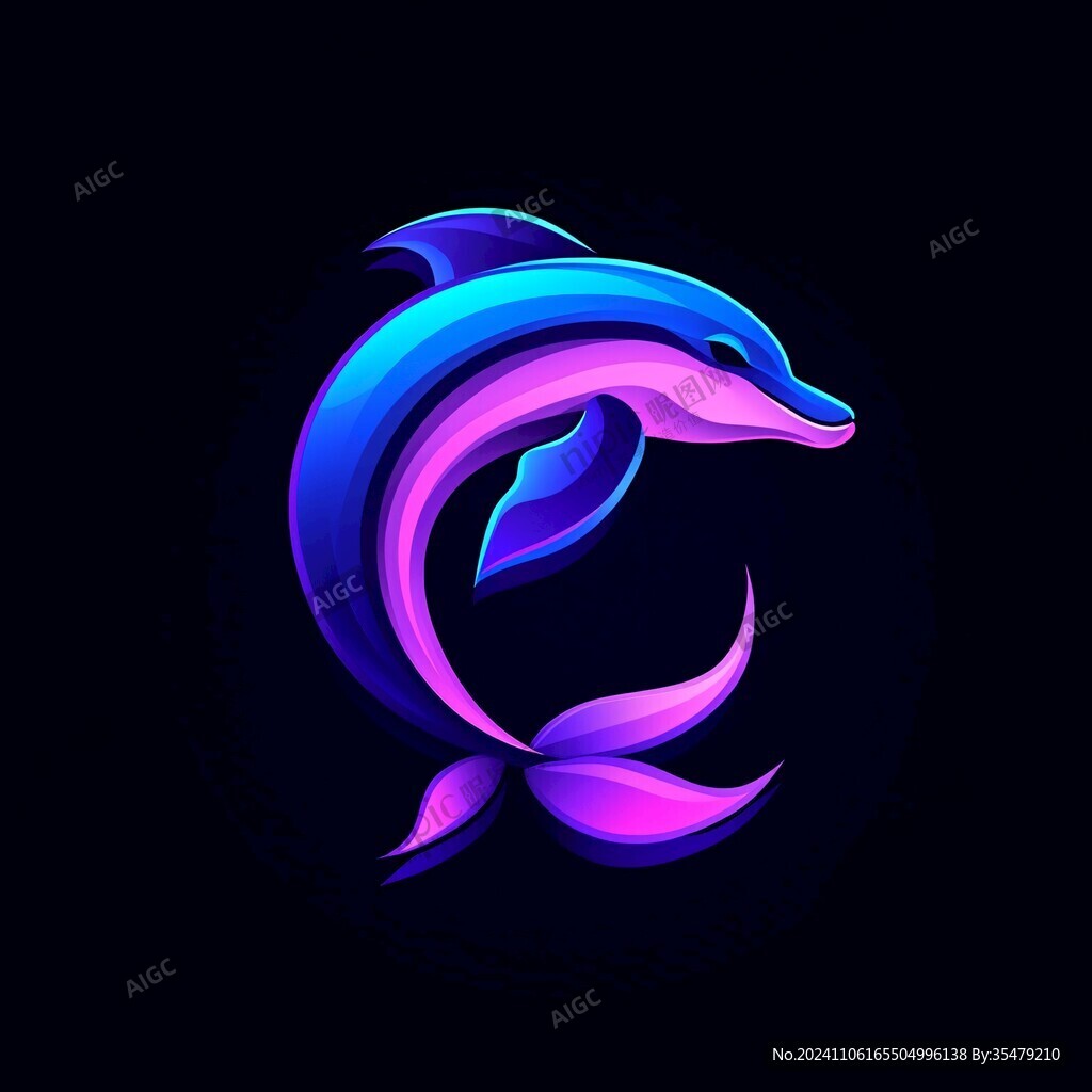 夢(mèng)幻海豚l(xiāng)ogo