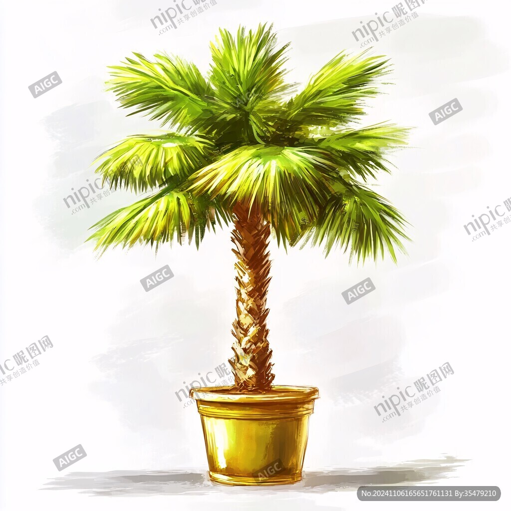 大型植物插畫