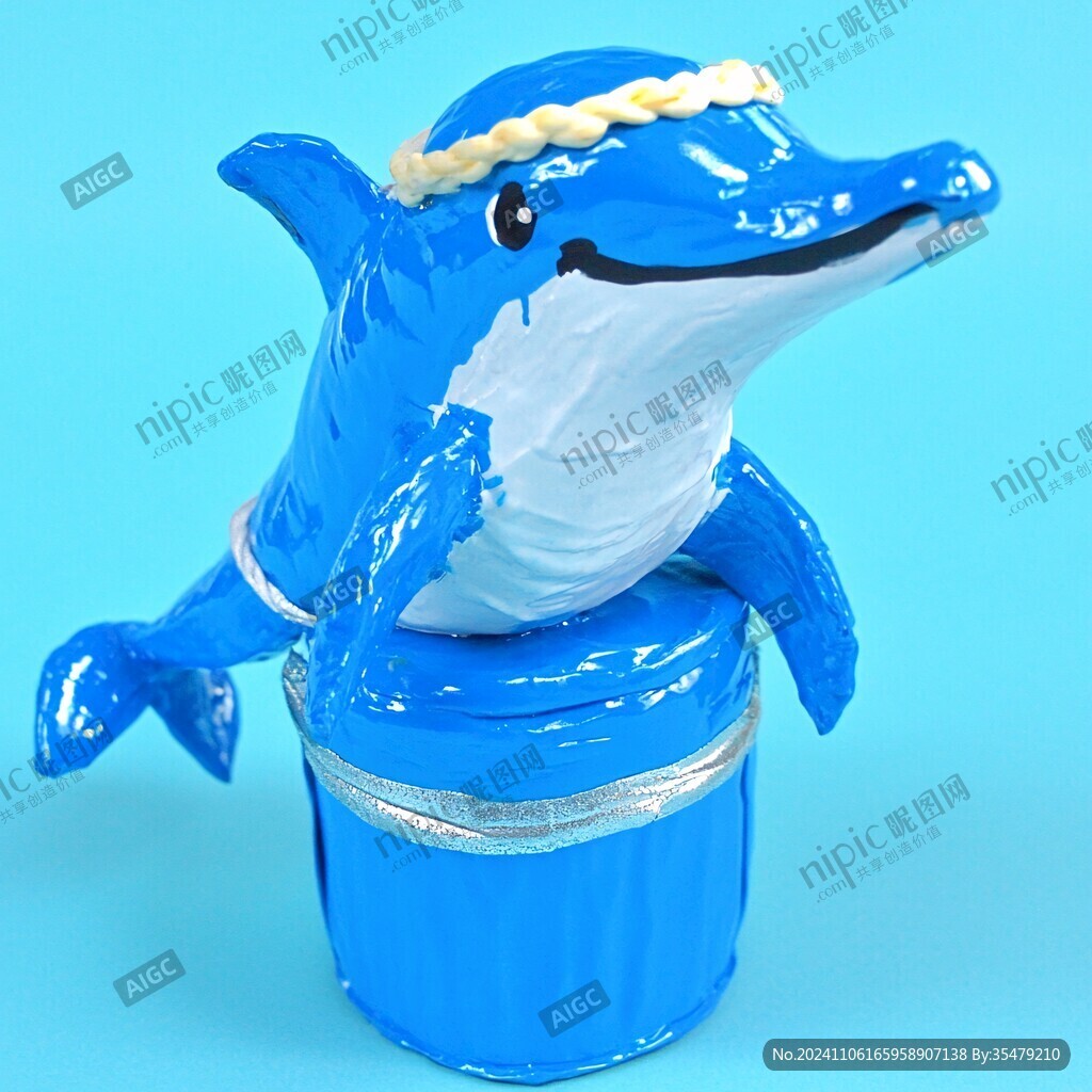 創(chuàng)意海豚擺件