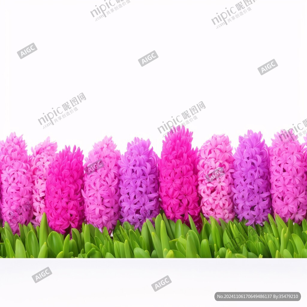 一簇粉花球