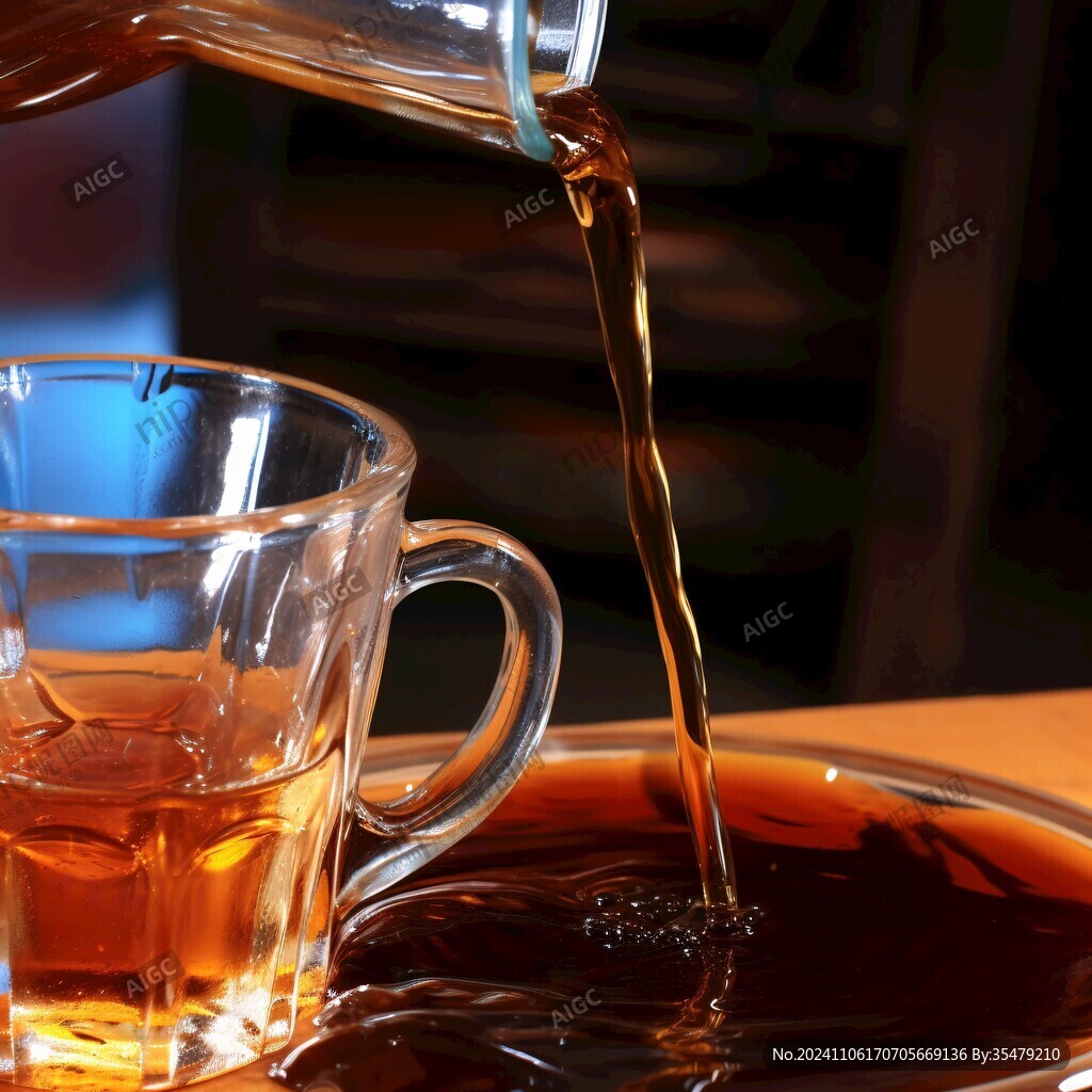 紅茶倒茶水