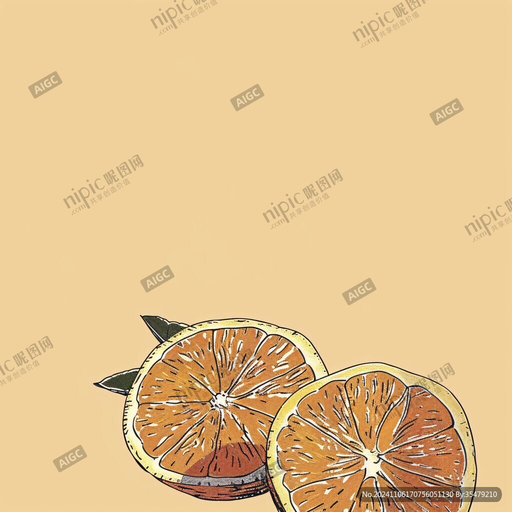 插畫冰糖橙
