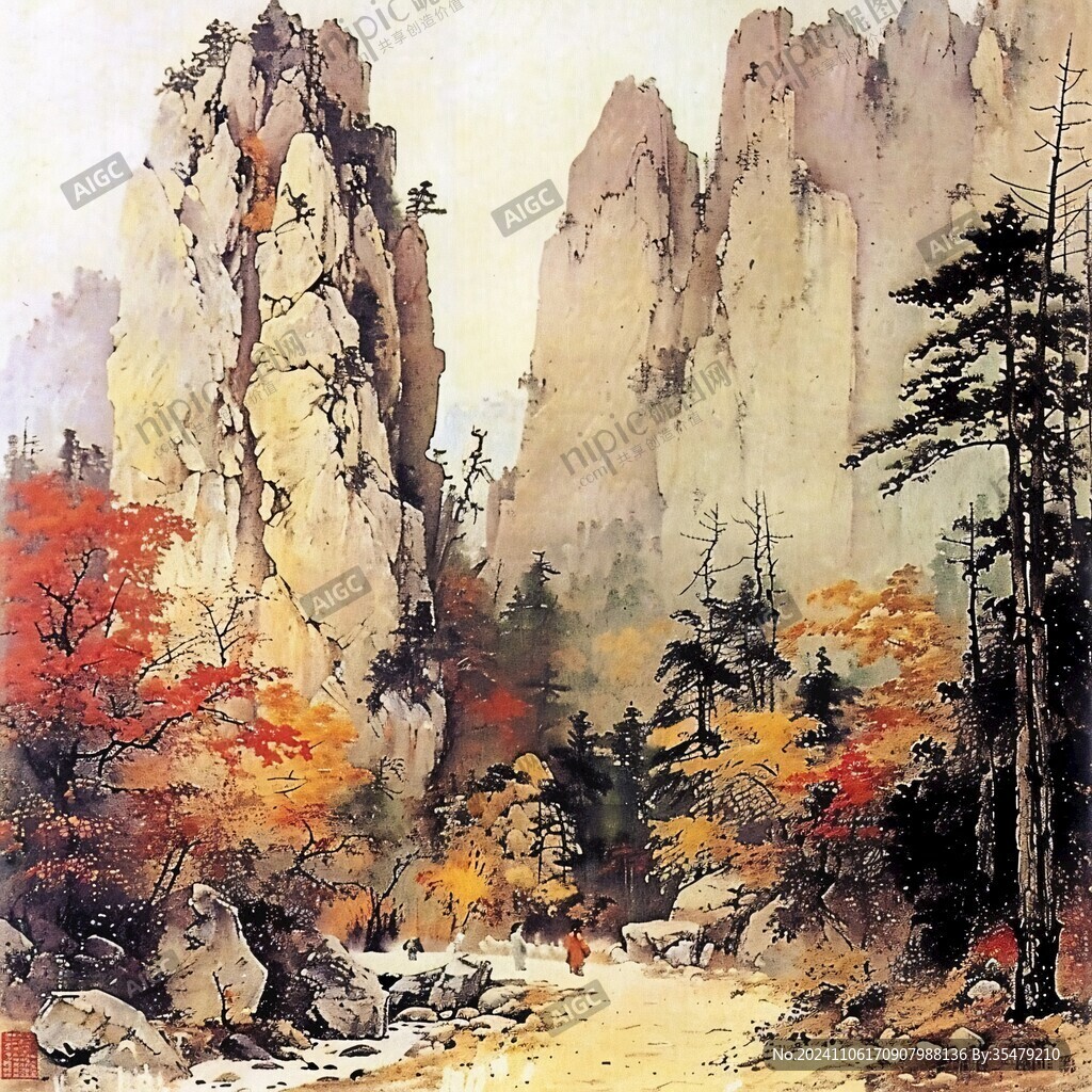 深山風(fēng)景畫(huà)