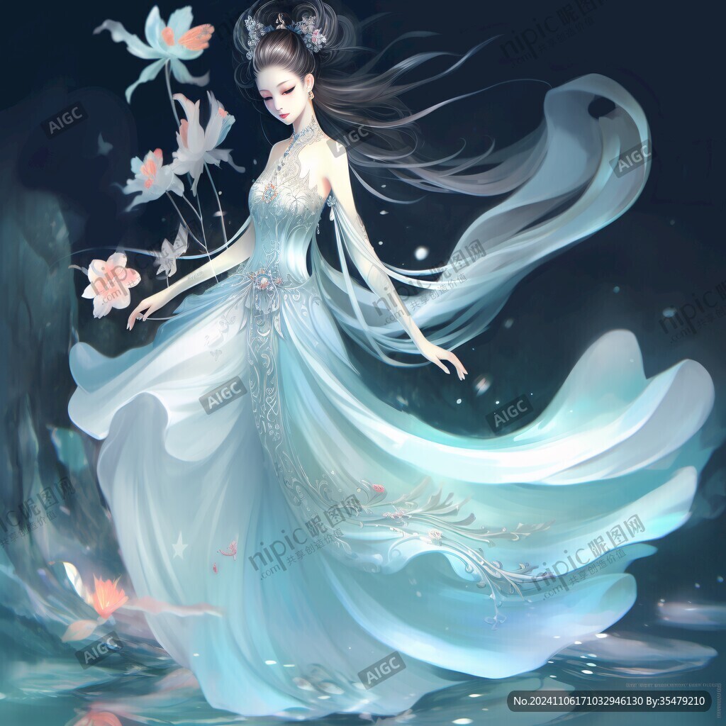 唯美嫦娥神女