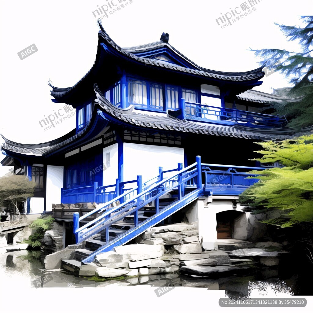 藍(lán)色琉璃樓閣
