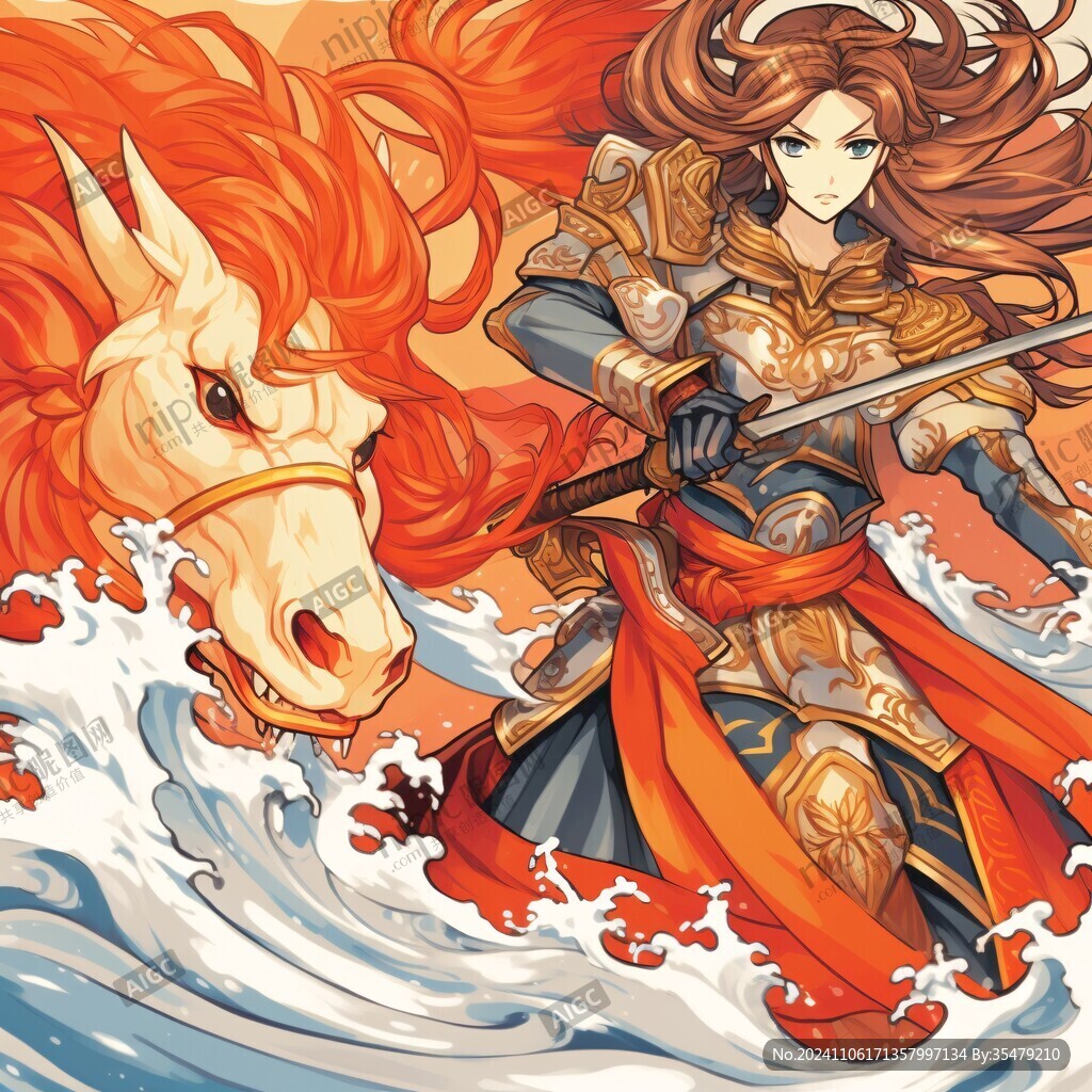 馬超插畫
